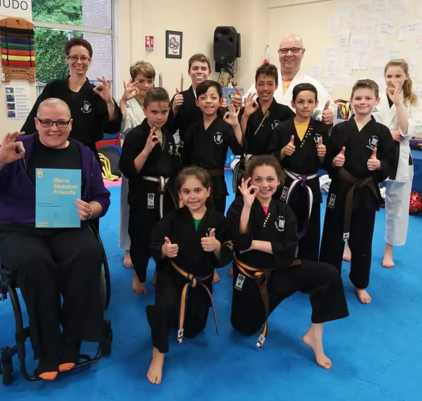 Martial Arts children - Signing, Makaton, sign langauage