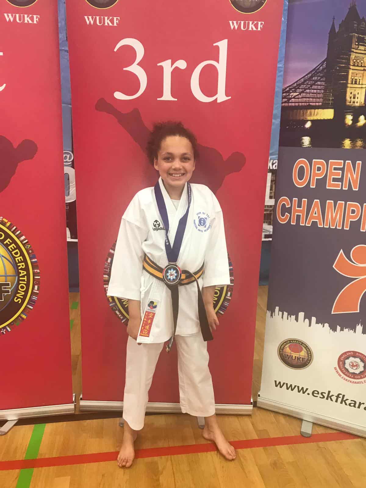 Karate Medal for Basingstoke girl