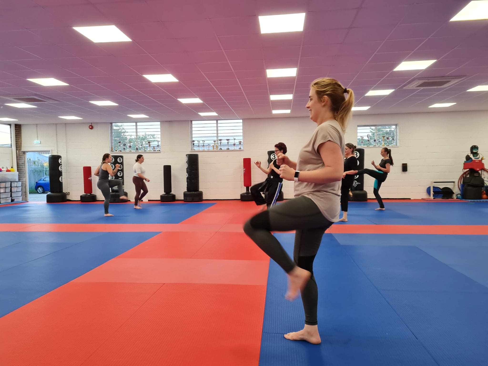 Ladies only Kickboxing in Basingstoke. Suitable for beginners