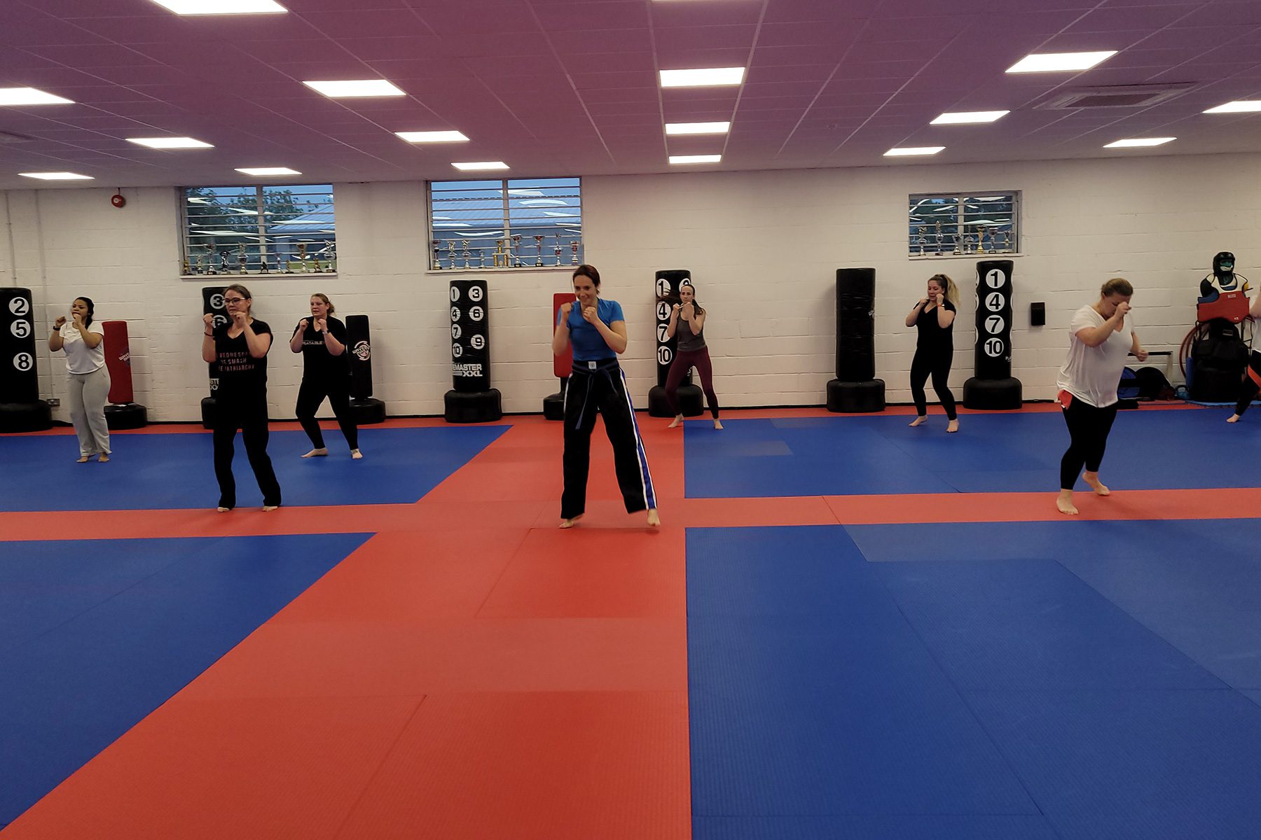 Photo of ladies only kickboxing class