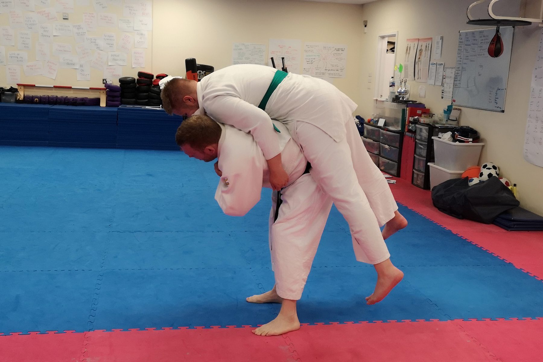 Photo of adults judo class