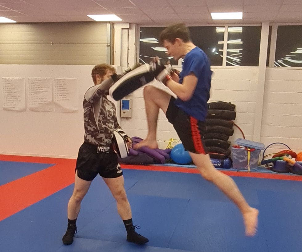 Muay Thai training at Shin Gi Tai Martial Arts Academy in Basingstoke